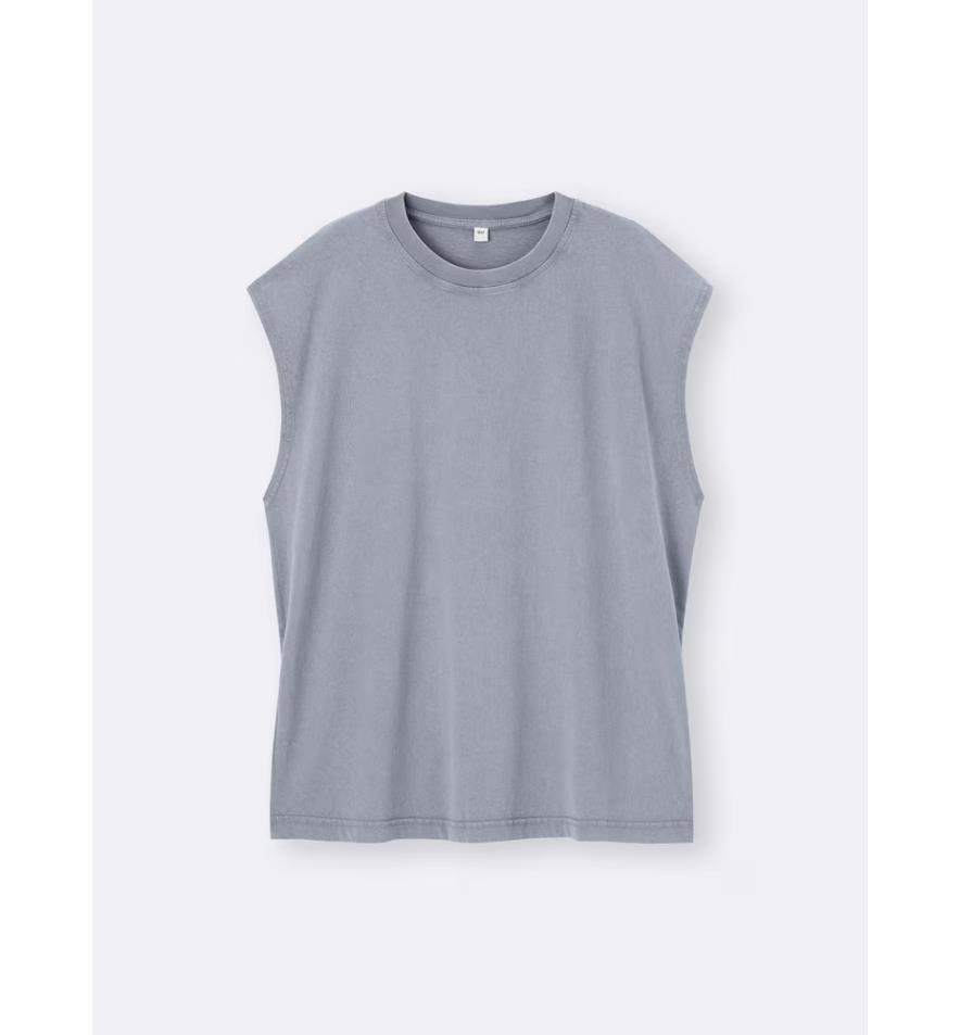 [해외직배송] / GU 워시드 슬리브리스 TQ E355863 33 KHAKI : 엘덱스몰