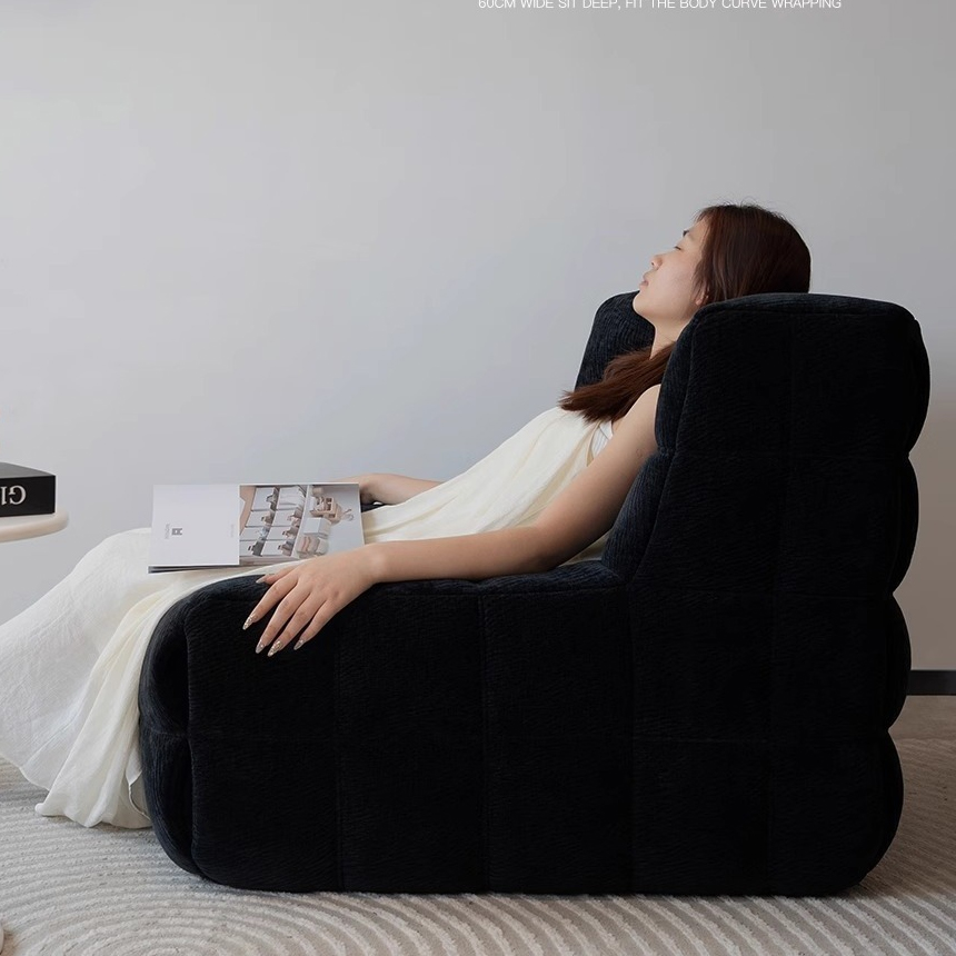 모노 퍼 1인 패브릭 카페 병원 대기실 소파 Mono Fur Sofa