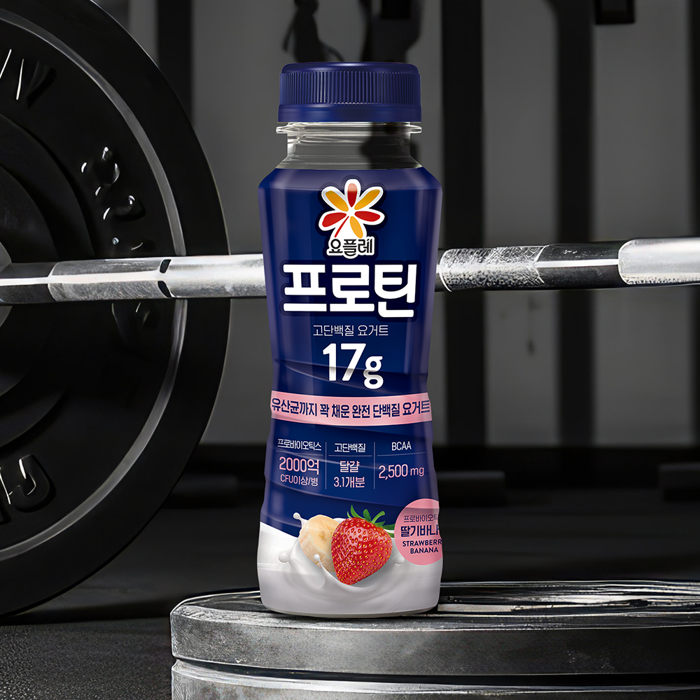 빙그레 요플레 프로틴 드링크 요거트 딸기바나나 24개입 이미지 1