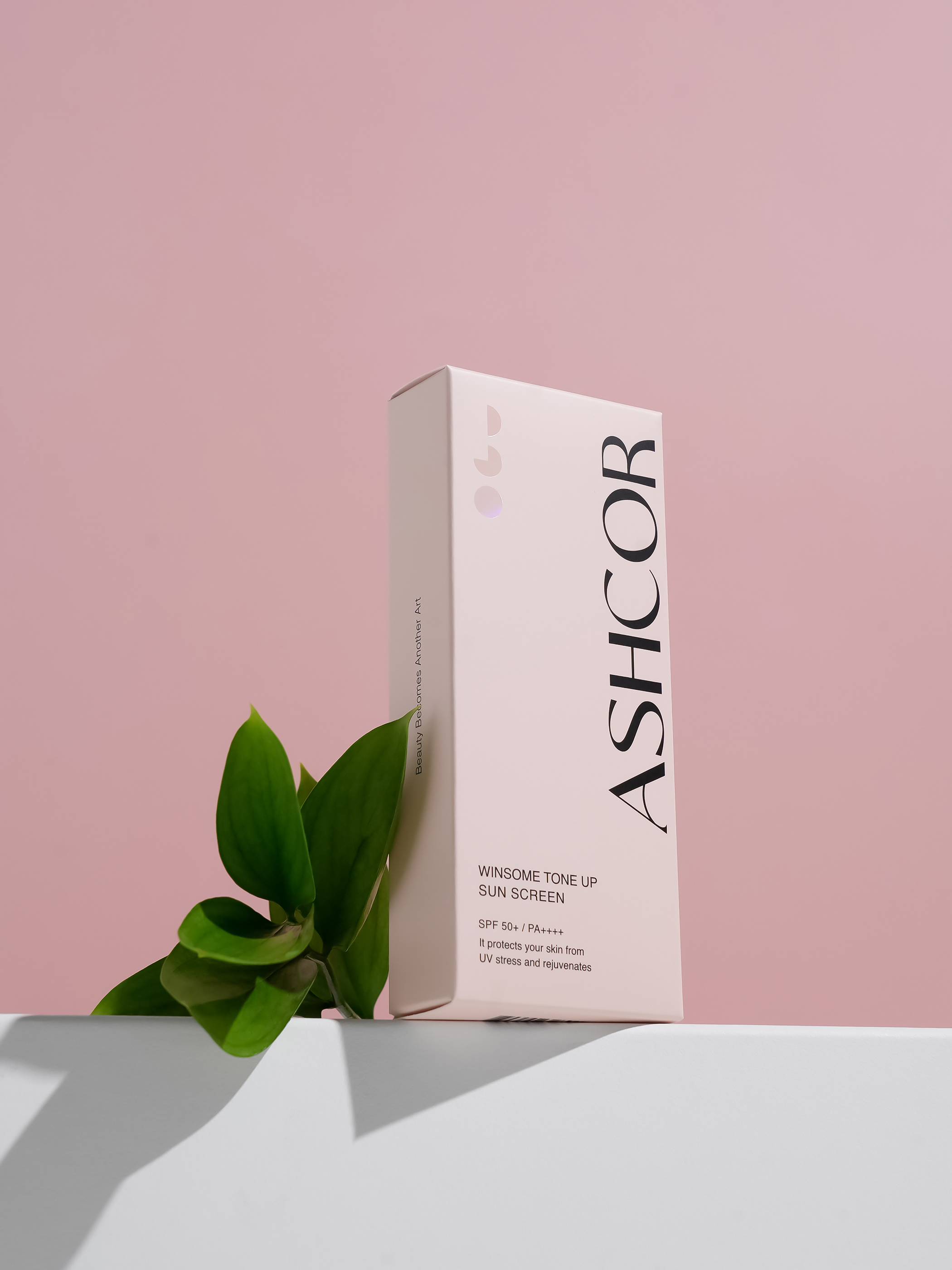 애쉬코르 윈섬 톤업 선 스크린 40ml SPF50+ 톤업 비자극 미백 주름개선 자외선차단 - 상세 이미지 3