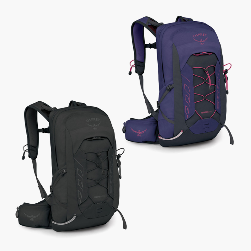 오스프리 템페스트 11 여성용 경량 등산 백패킹 배낭