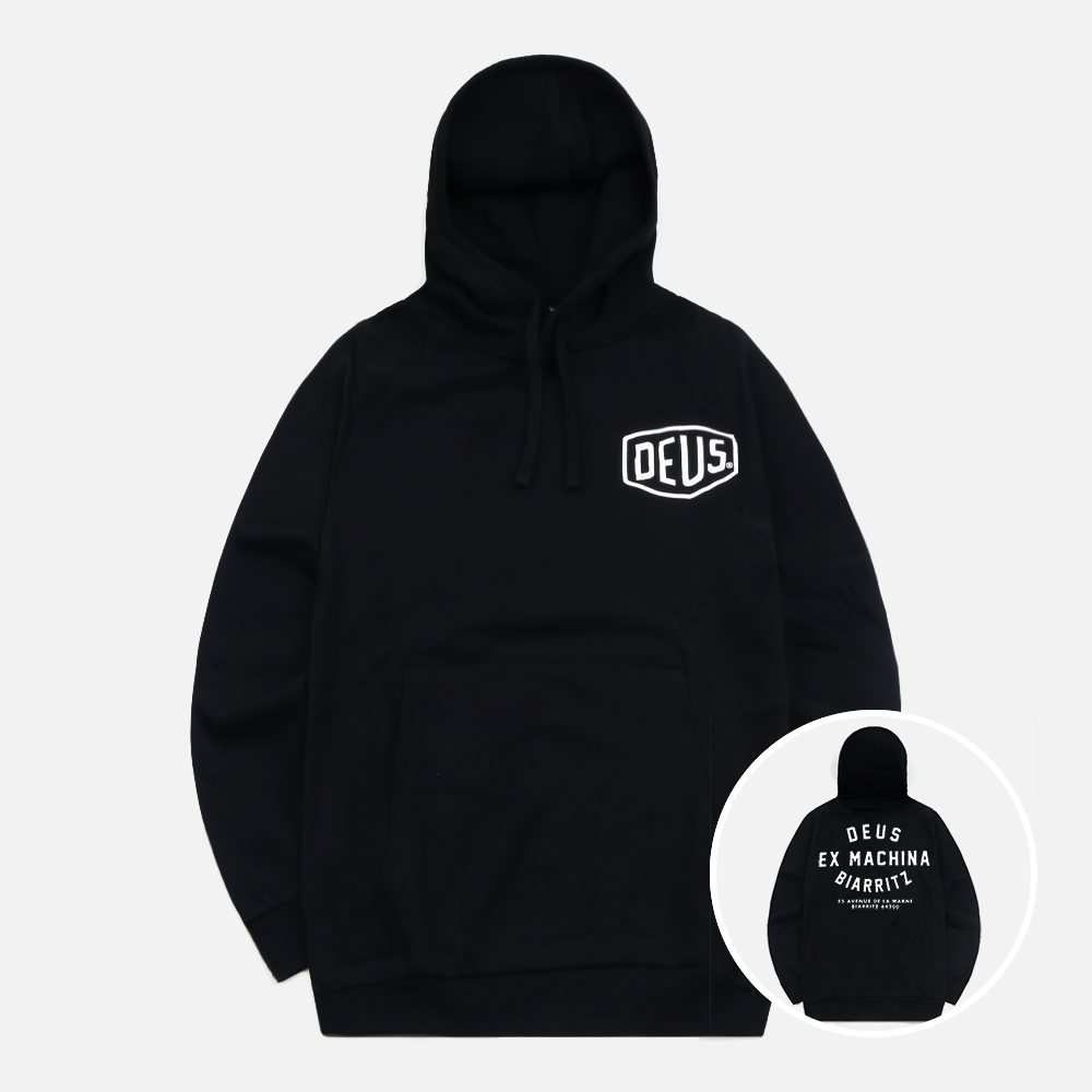 데우스 BIARRITZ HOODIE 후드티 T_DMW48675S-BLK - 상품 이미지