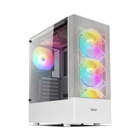 DARKFLASH DK200 RGB 강화유리 화이트 (미들타워)