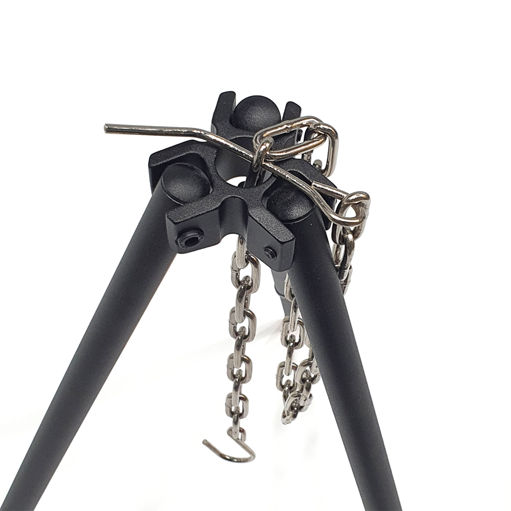 더치오븐 삼각대 3단 접이식 화로 BBQ 냄비 걸이 거치대