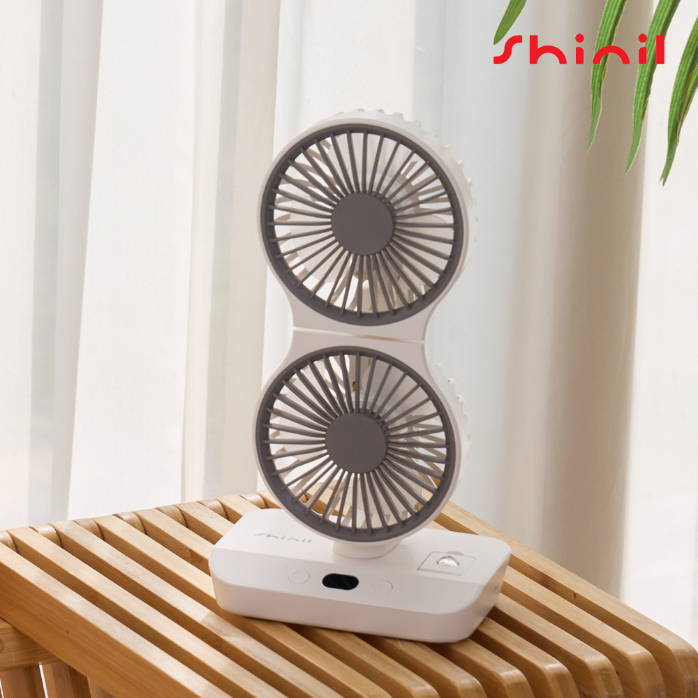 신일 탁상용 선풍기 무선 미니 팬 소형 책상용 캠핑용 BLDC 써큘레이터 자동회전 양방향
