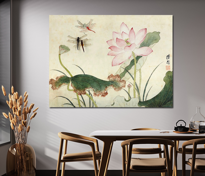 김홍도 매화 꽃 까치 그림 민화 풍수 인테리어 거실 액자 화조도 한국화 중형 - 상세 이미지 5