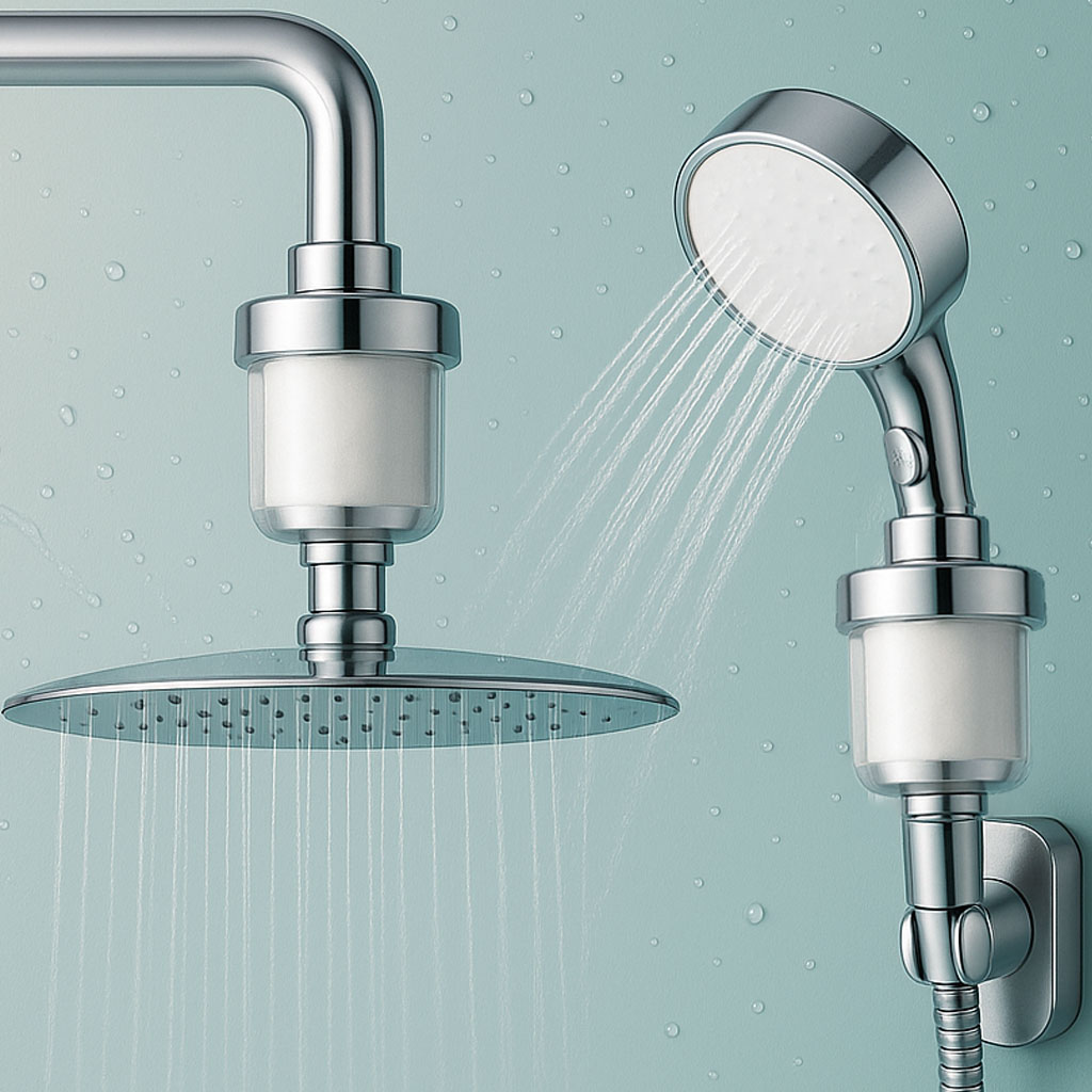 해바라기 샤워기 필터 올인원 여행용 휴대용 샤워 필터기