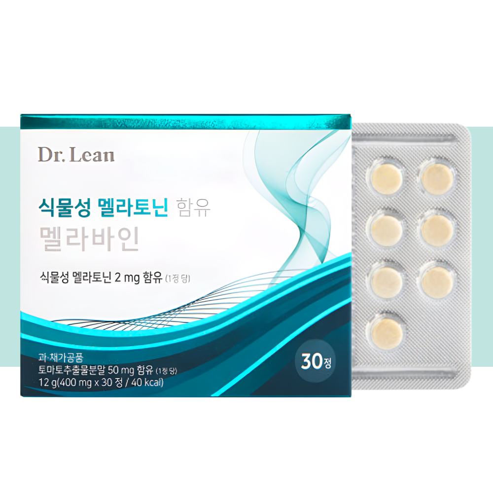 닥터린 식물성 멜라토닌2mg 맬라토닌 메라토닌 30정X1박스 - 메인 이미지
