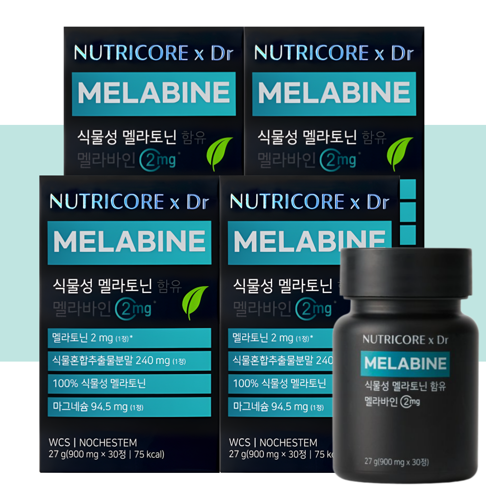 뉴트리코어 맬라토닌 메라토닌 식물성 멜라토닌2mg 30정X4개 - 상세 이미지 5