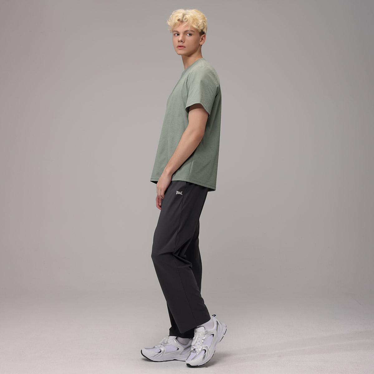 에버라스트 남자 9부 쿨링 바지 스트라이프 팬츠 - 상세 이미지 2