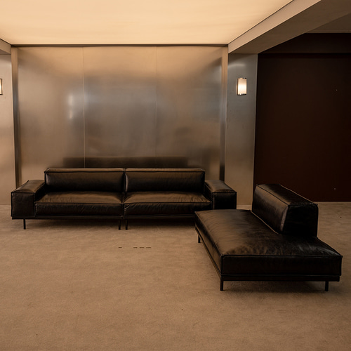 옐로우라이트 PH 27 이태리 내추럴 통가죽 천연면피 전체가죽 모듈소파 A+F 카우치