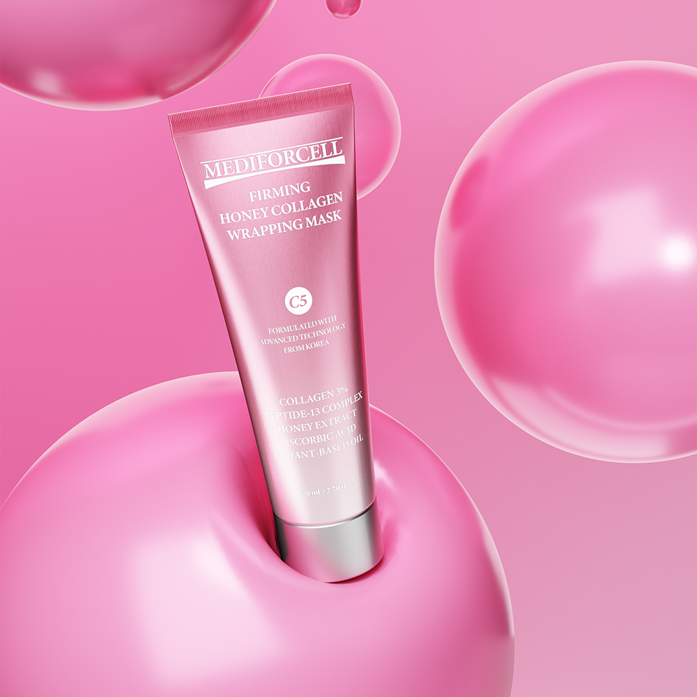 메디포셀 퍼밍 허니 콜라겐 랩핑 마스크 80ml, 1개 이미지 4
