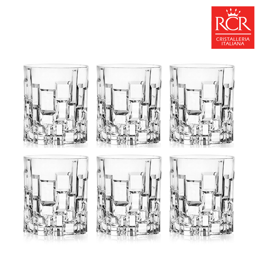 RCR 크리스탈 이태리 유리컵세트 330ml, 6개, 에트나 언더락 - 메인 이미지