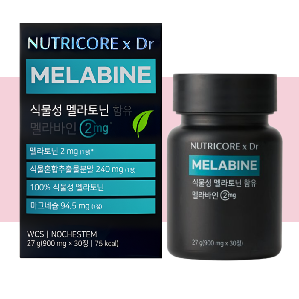 뉴트리코어 맬라토닌 메라토닌 식물성 멜라토닌2mg 30정X1개 - 상품 이미지