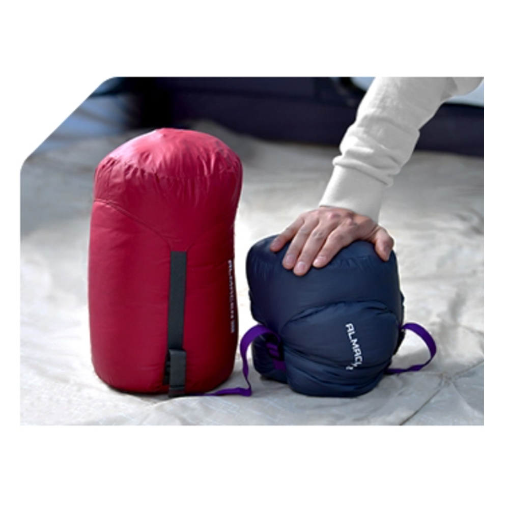 알마센 침낭 400 덕다운 오리털 초경량 미니멀 캠핑 백패킹 침낭