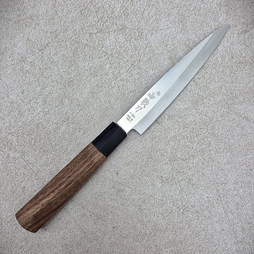 칼명인 조상진 해전도 사시미칼 월넛나무 낚시칼 오로시 미니 회칼 - 소