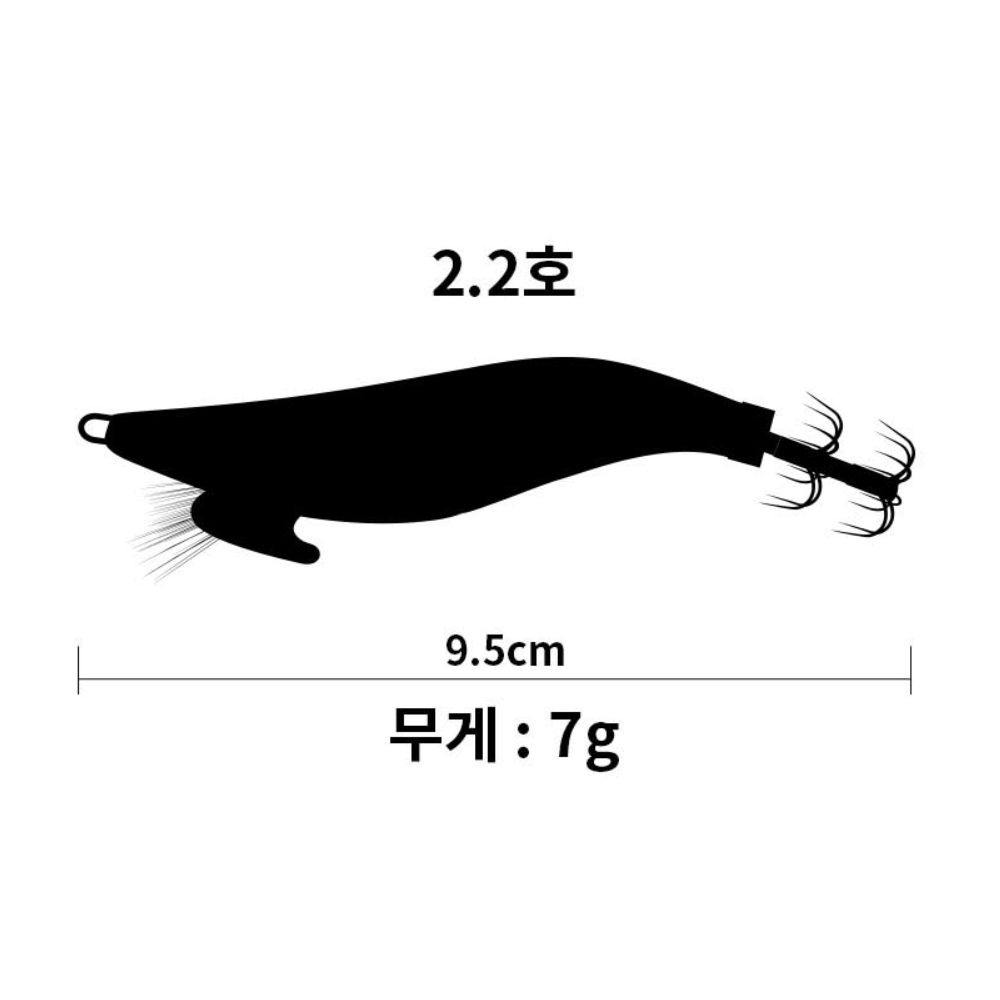 백경 이카플렉스 한치에기 16 레드옥수수, 2.2호 - 상세 이미지 4