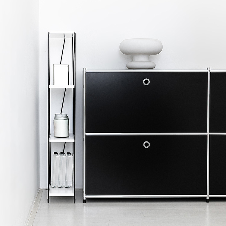 이지보 툴프리 150 틈새선반 4단 화이트 8242.7082