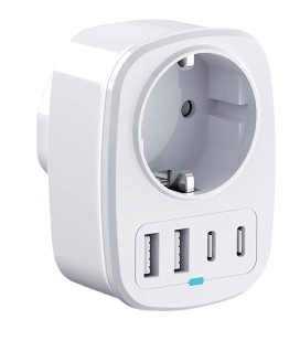 라이프디 홍콩 영국 여행용 C타입 멀티 어댑터 콘센트 싱가포르 마카오 말레이시아 고속충전 이미지 4