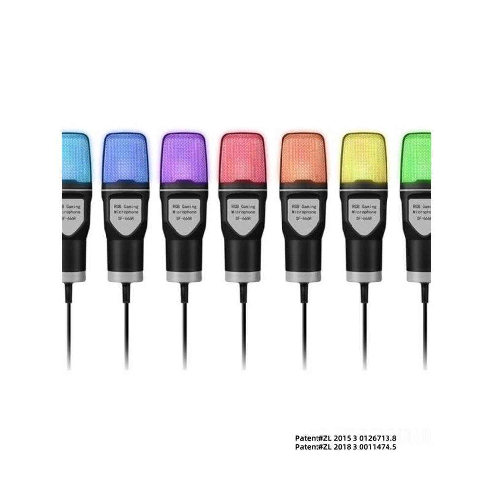 게이밍마이크 녹음 RCVR 콘덴서 음악 사운드 제트 콘덴서마이크+RGB7색발광마이크 - 상세 이미지 5
