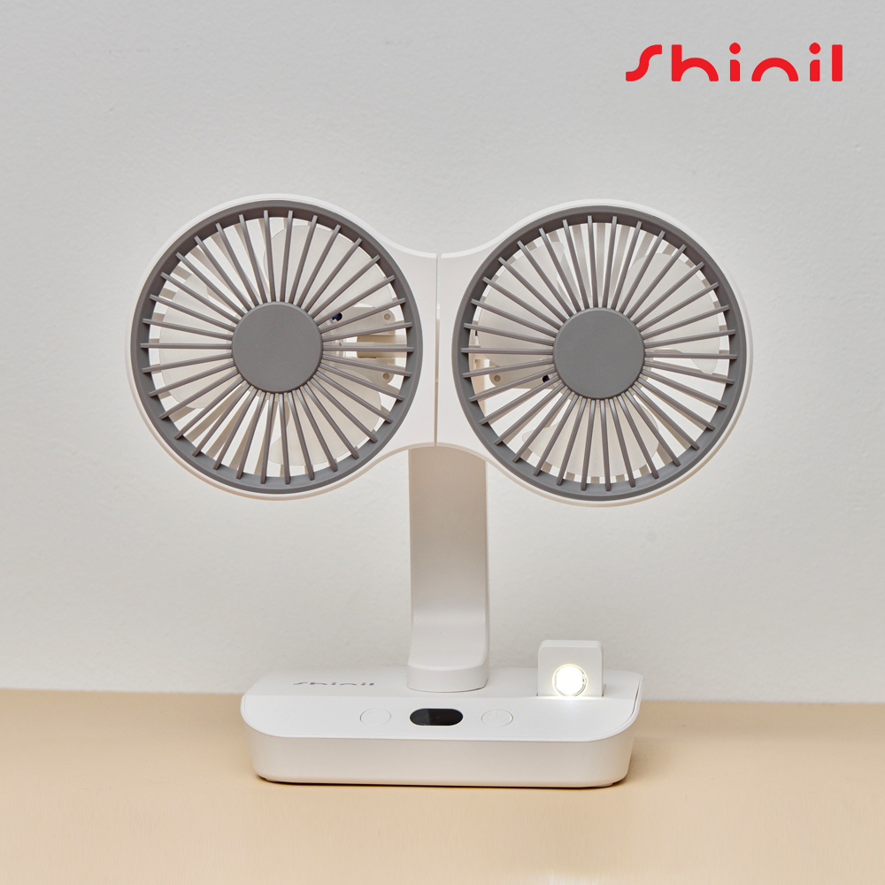 신일 탁상용 선풍기 무선 미니 팬 소형 책상용 캠핑용 BLDC 써큘레이터 자동회전 양방향