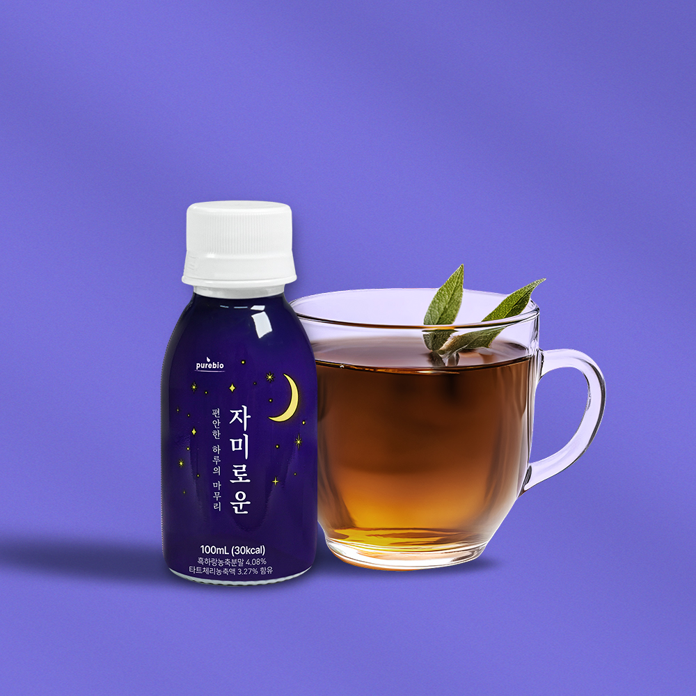 퓨어바이오 자미로운 편안한 하루의 마무리 릴렉스 음료 100ml x 10병 이미지 8