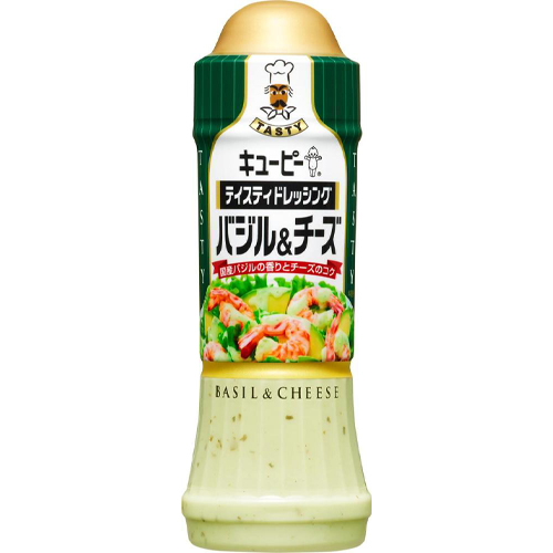 큐피 테이스티 드레싱 바질 & 치즈 210ml - 메인 이미지