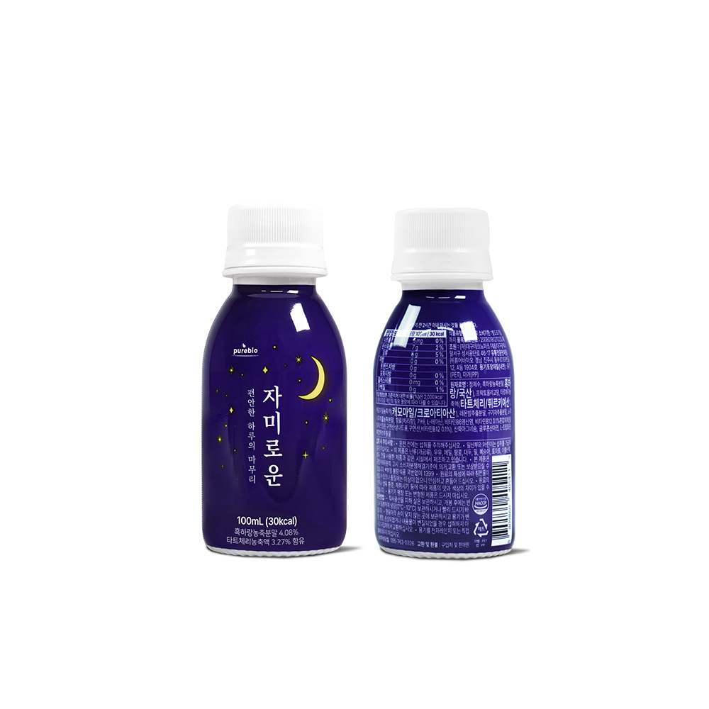 퓨어바이오 자미로운 편안한 하루의 마무리 릴렉스 음료 100ml x 10병 - 상세 이미지 3
