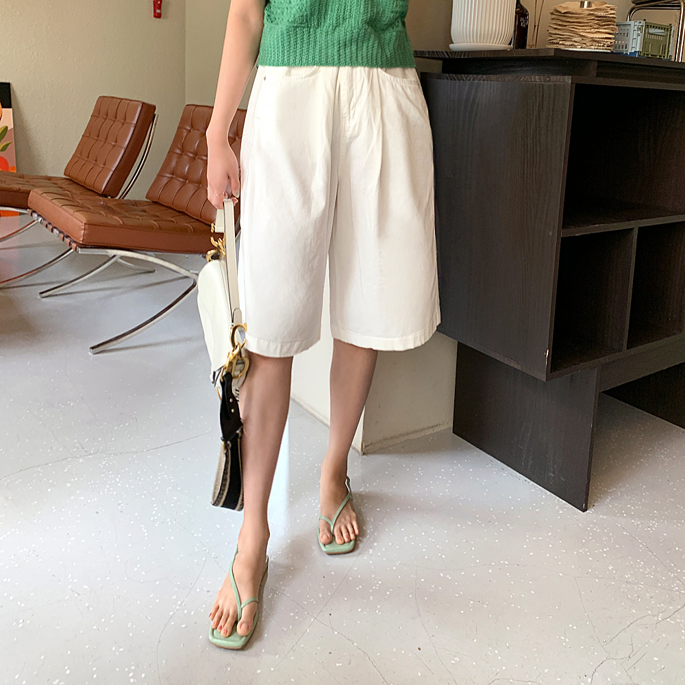 리나베 하프 비죠 5부 반바지 - 상세 이미지 4