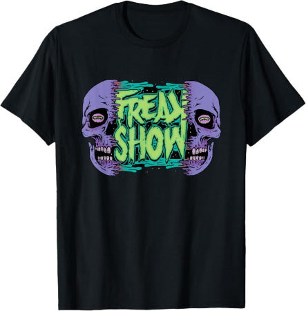 [해외]Freakshow Skullface 파스텔 고스 에스테틱 나이트메어 호러 티셔츠 묶음배송가능