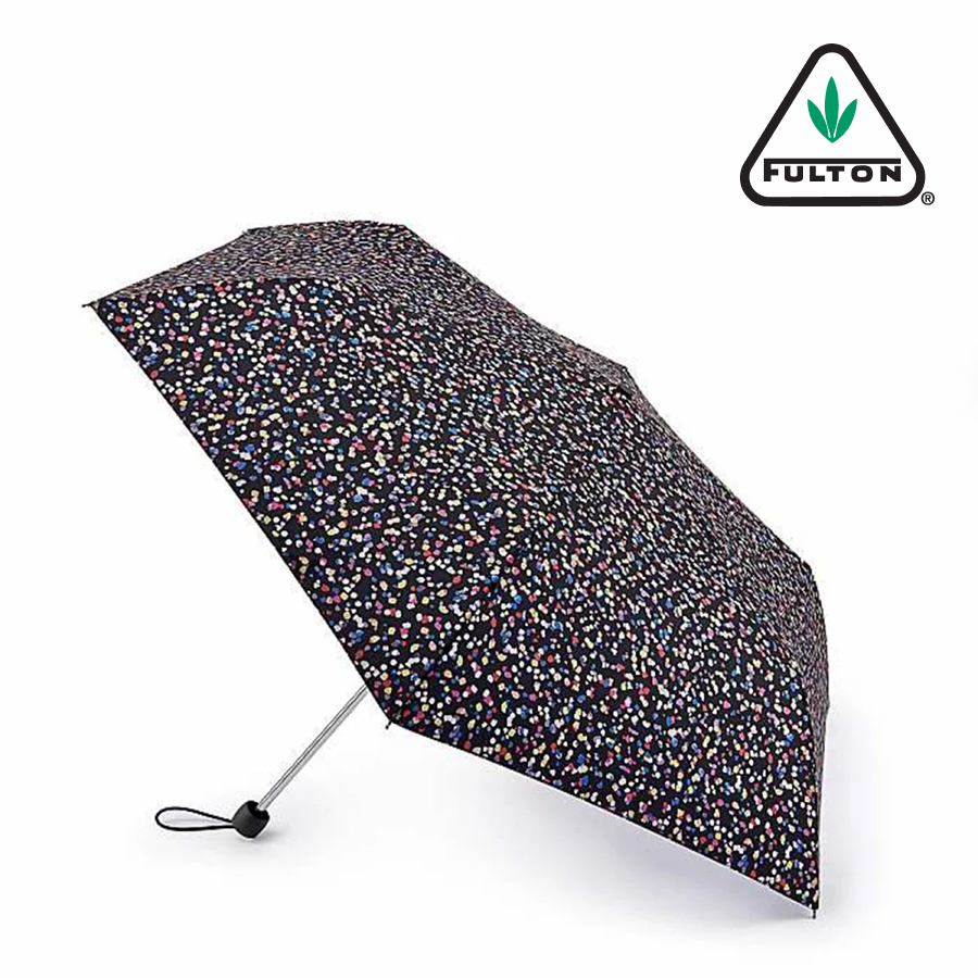 슈퍼슬림-2 스프링클드 스팟 여성 수동 3단 우산 22cm 158g - 상품 이미지