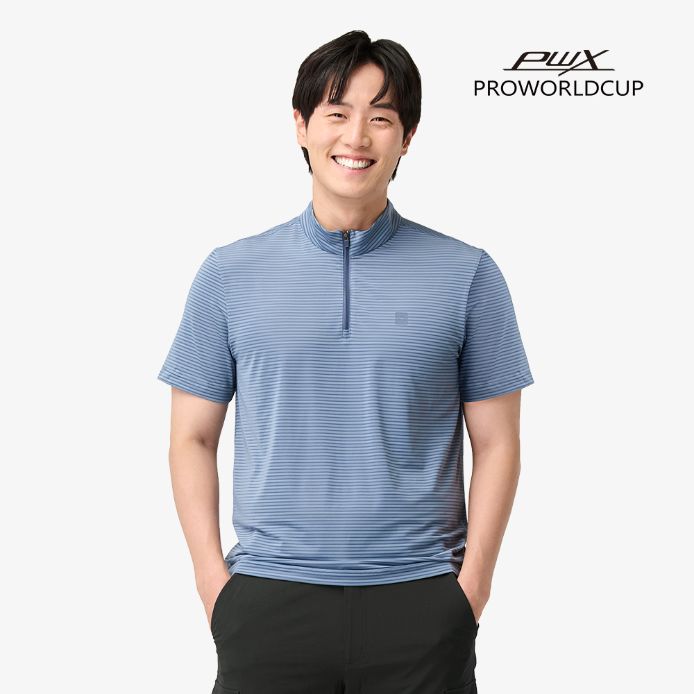 남성 반팔 집업티 S225-3125-27 - 상세 이미지 2