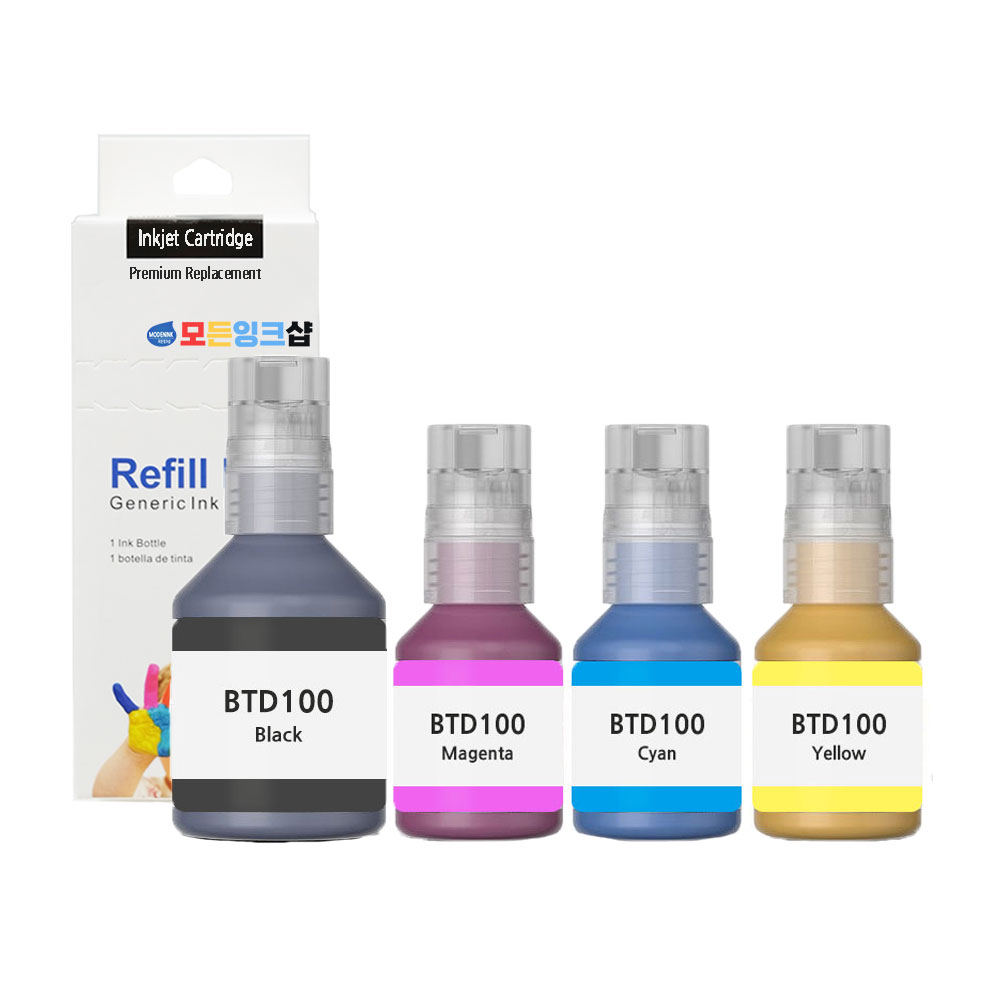 재생잉크 BTD100 브라더 DCP-T536DW T436W T730DW 잉크