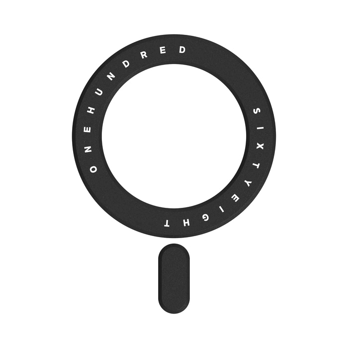 168cm 자력2배 맥세이프 아이폰 갤럭시 자석 스티커 플레이트 블랙