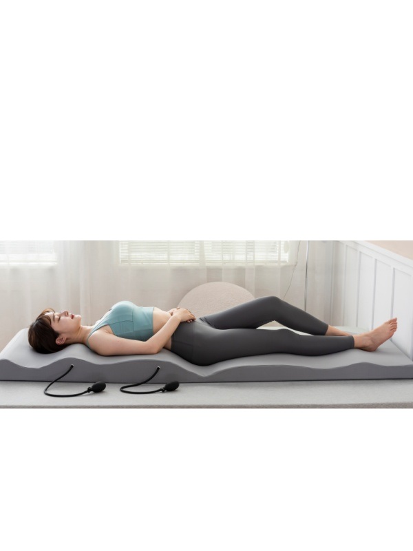 허리통 증 매트리스 바닥 에어백 경추 척추 패드 토퍼 고정곡률 야시그레이 xxxS (146-150CM) - 상품 이미지