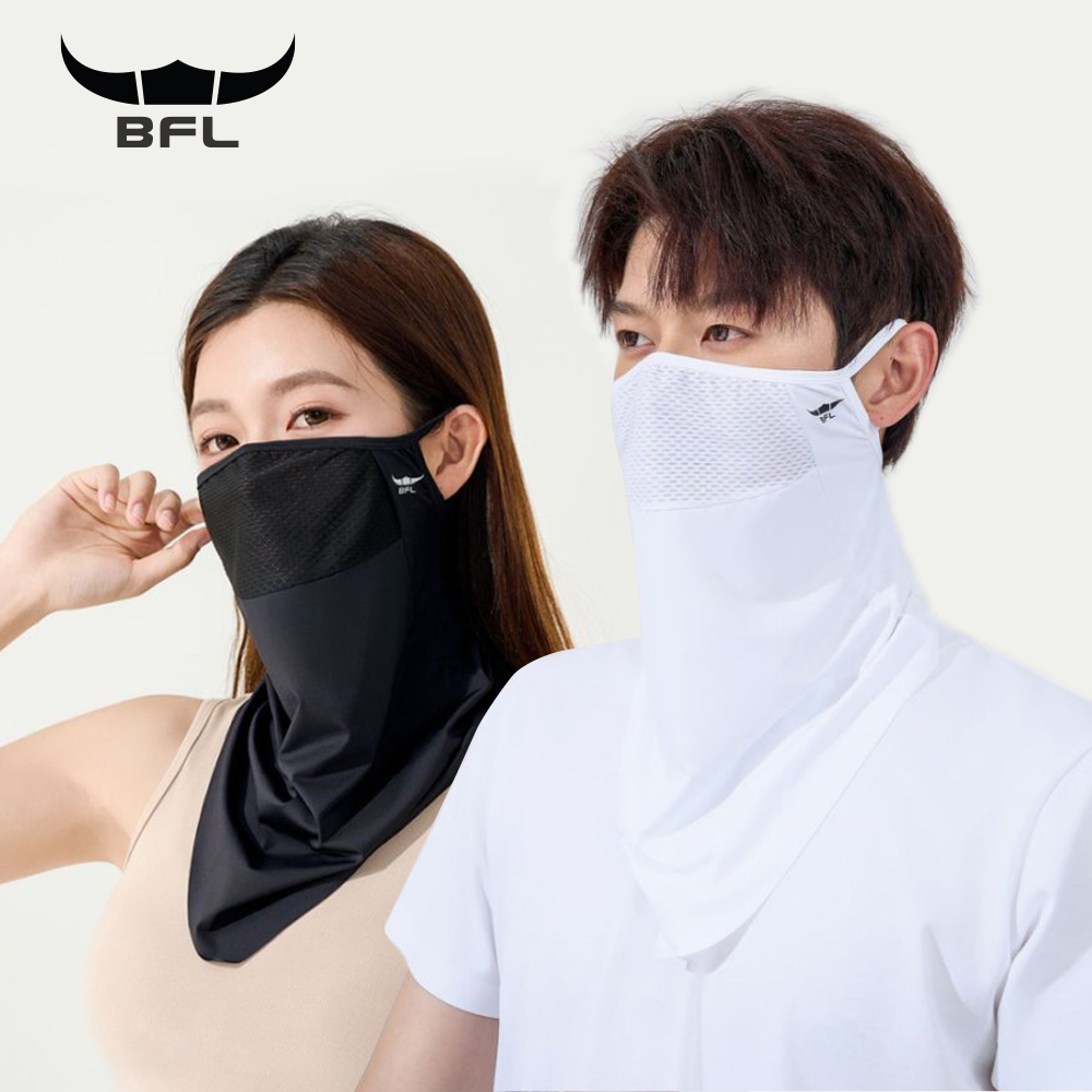 BFL 자외선차단 냉감 쿨링 마스크 얼굴햇빛가리개 쿨 메쉬 스포츠 마스크 - 상품 이미지