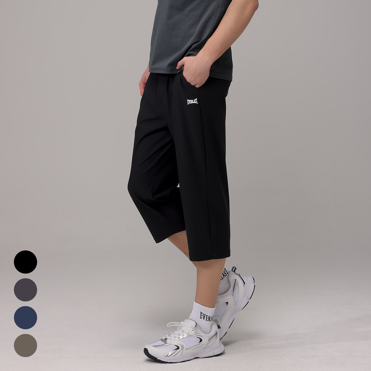 에버라스트 남자 7부 여름 바지 스트라이프 팬츠 - 상품 이미지