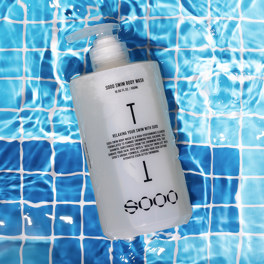 [내일배송]수영 바디워시 염소 냄새 제거 SOOO 수영장 전용 바디클렌져 500ml 이미지 2