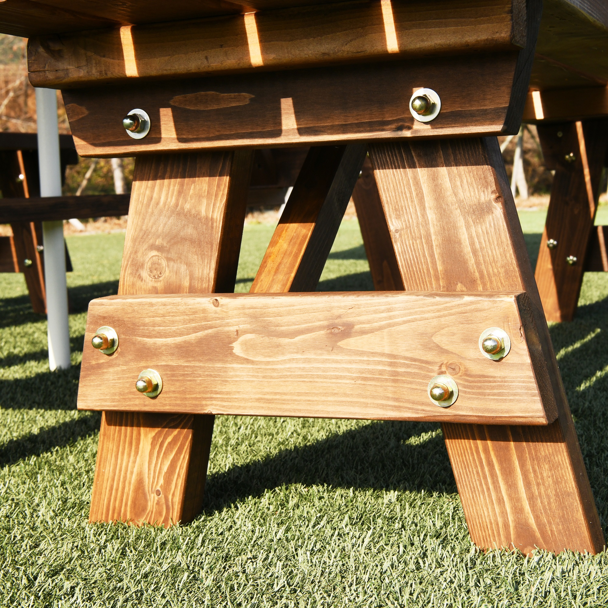 야외벤치 의자 공원 테라스 야외용 정원 나무 평의자 120월넛색