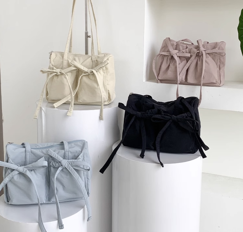 재니쓰홈 가벼운 숄더백 국민 기저귀가방 누빔 아기짐가방 아이보리 간편한 데일리백 출산가방