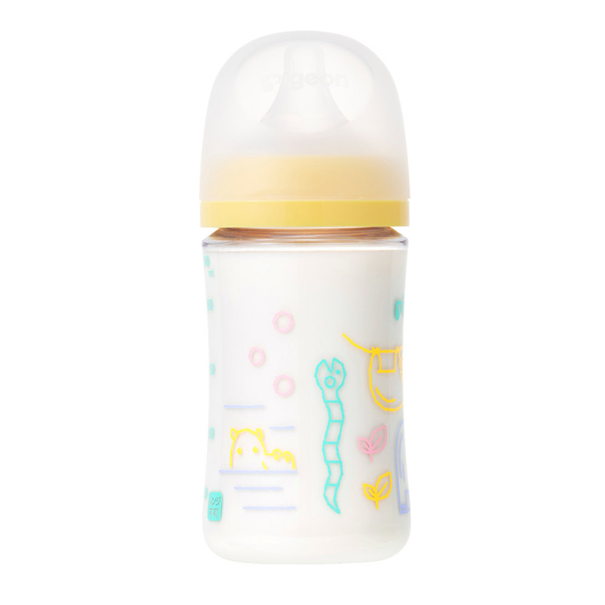 [발주 요청상품] 피죤 모유실감 T-Ester 플라스틱 젖병 240ml Safari - 수유·외출 - 하카타몰