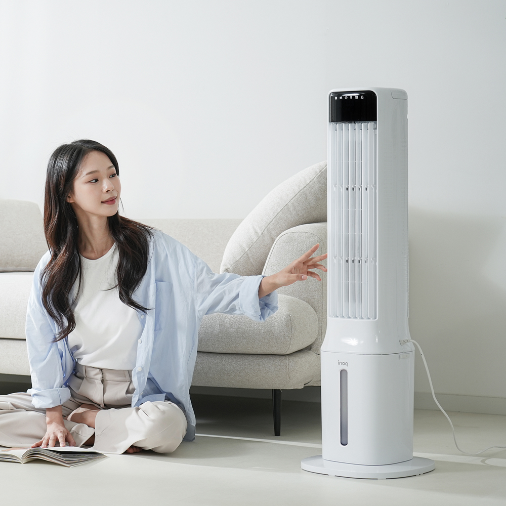 이노크 냉풍기 이동식 에어쿨러 가정용 9L 냉방기 에어컨 선풍기