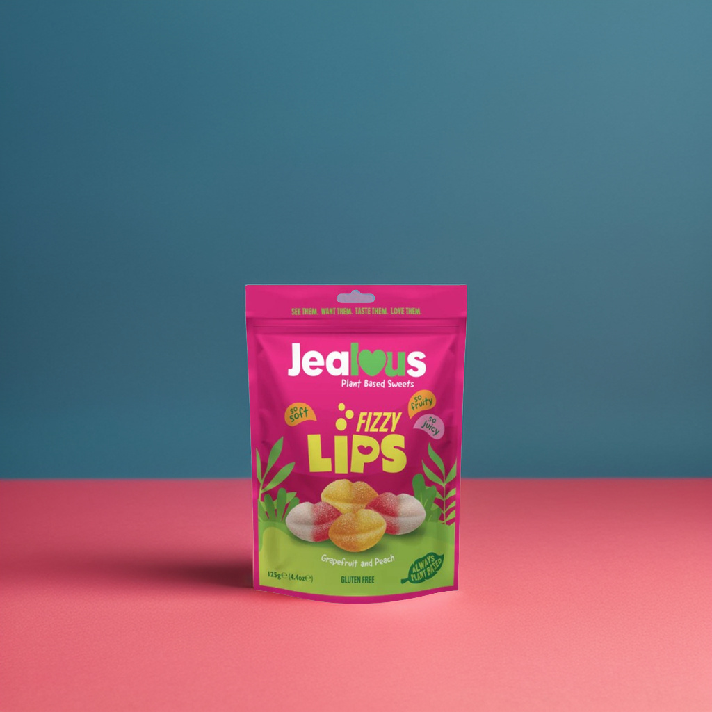 젤러스스윗 피지립스 영국 100% 식물성원료 젤라틴프리 비건 젤리 자몽 복숭아맛, 125g, 2개 - 상세 이미지 3