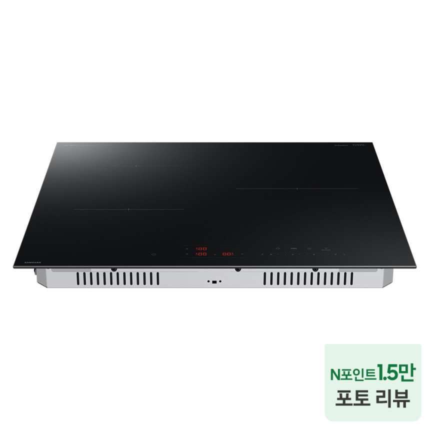 삼성 인덕션 전기레인지 NZ63DG403CFK 3구 빌트인 프레임리스 슬림핏 블랙 사진 2