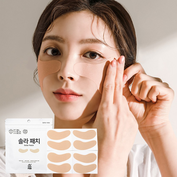 자외선차단제 솔라패치 태양광 페치 선크림 썬스틱 자외선차단패치 쏠라패치 골프패치 얼굴패치 얼굴테이프 자외선테이프 햇빛차단제 : 헤어본