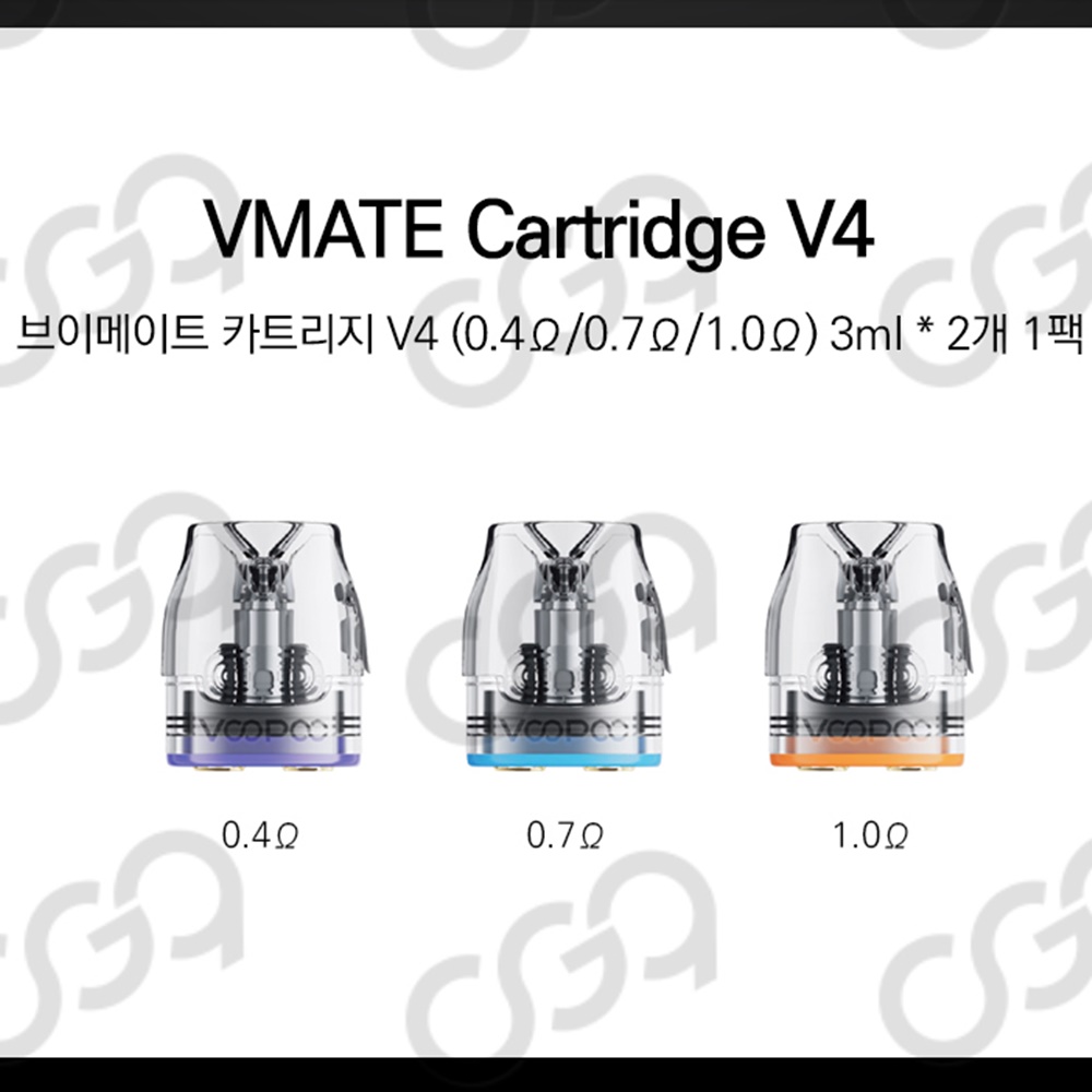 부푸 브이메이트 V4 팟 공팟 e2 맥스 브이쓰루 호환 0.4옴 1팩 - 상세 이미지 3