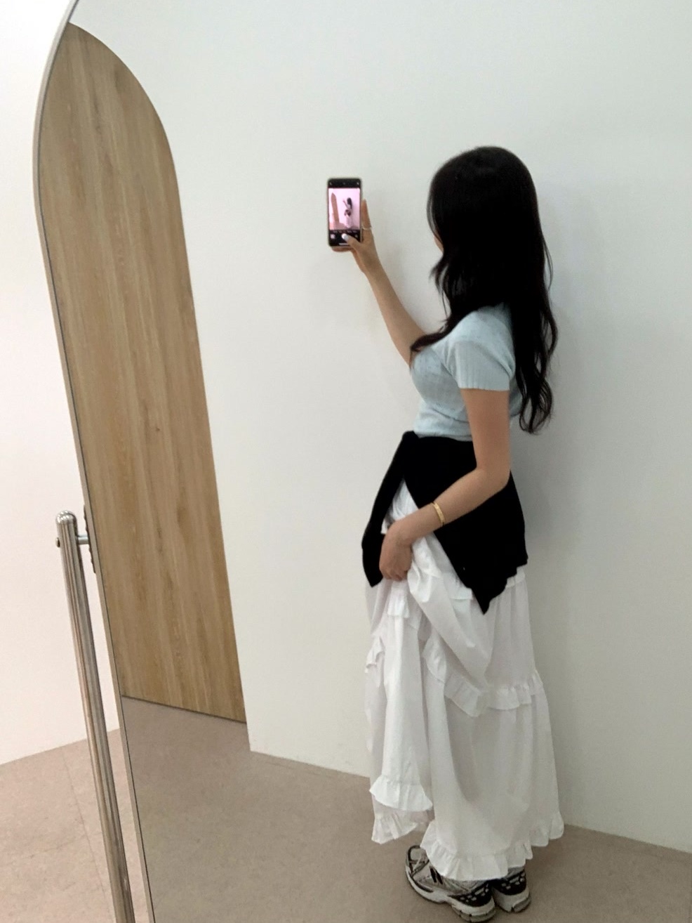 펀칭 유넥 반팔 가디건 (3color) 상세 이미지 13