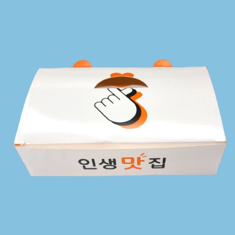 화이트지 모두종이박스 특소 200매 상자 치킨 닭강정 와플 포장용기 배달 - 상세 이미지 2