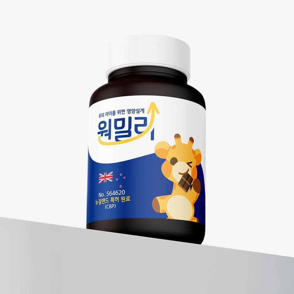 키즈n 원밀리 초유 단백 cbp 3000mg 우유 칼슘 산양유 30정 - 상세 이미지 4