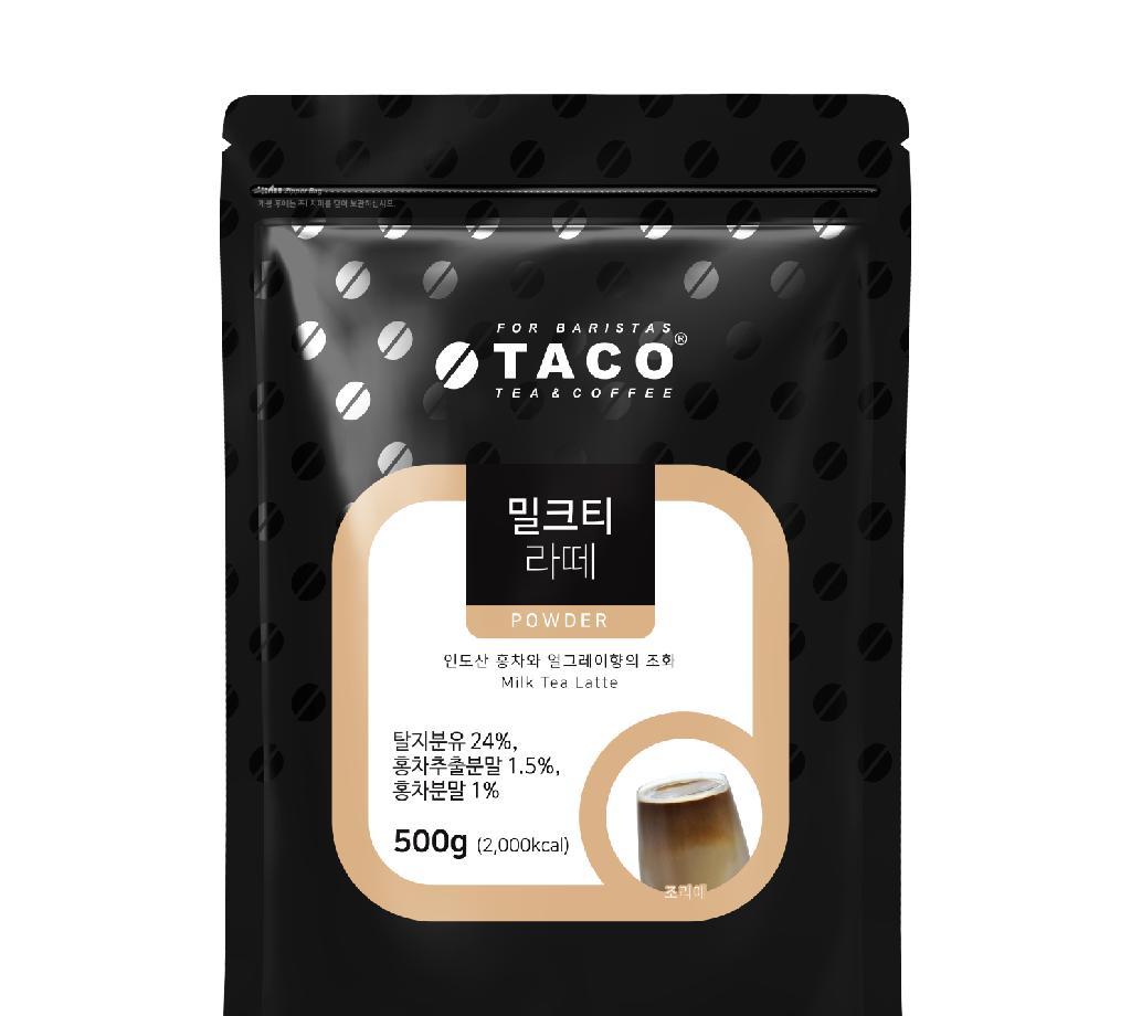 타코 밀크티라떼 : 식재온